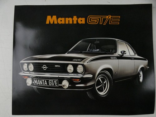Opel manta 1974 - manta, gt/e