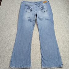 Deerberg Bootcut Damen Jeans D-52 W38 L31 Hellblau Slim Stretch Organisch