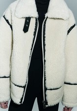 Zara bikerjacke kunstfell - bikerjacke,