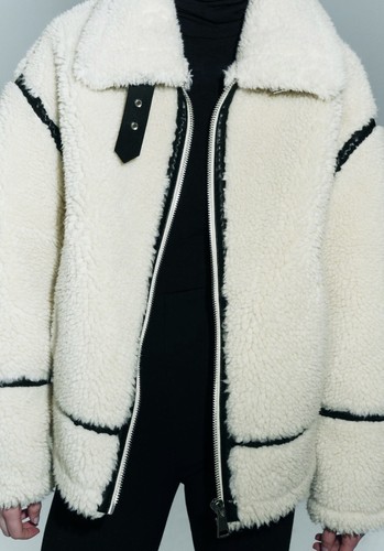 Zara bikerjacke kunstfell - zara,
