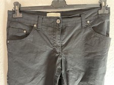 HvE Herr von Eden Damen Hose Gr. 40 anthrazit F-Slim Denim Luxus