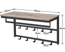 HOOBRO-Wandgarderobe mit