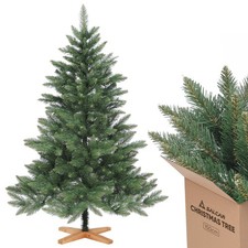 150 cm Weihnachtsbaum Klein Tannenbaum Künstlich Christbaum mit Holzständer
