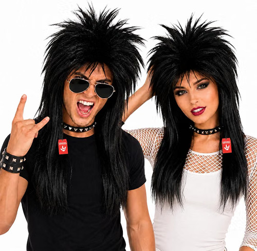 Schwarze rockstar vokuhila - rockstar,