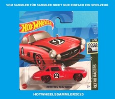 HOT WHEELS RETRO RACER "MERCEDES-BENZ 300 SL" FARBE ROT OVP UNGEÖFFNET!