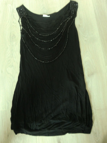 Kleid minikleid schwarz mit - kleid,