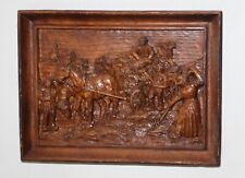 wand relief bild geschnitzt