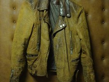 Antik Lederjacke  Echtes Leder