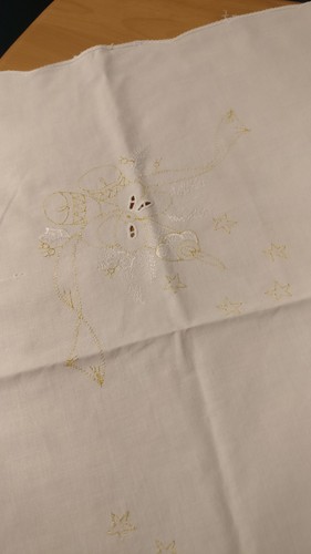 Gestickte tischdecke - gestickte,