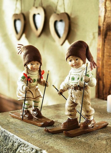Figur skifahrer kinder - 2, st.