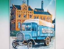 Echtes Emailschild Crombacher