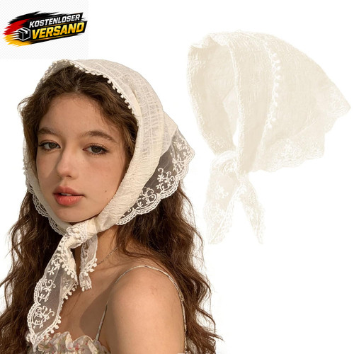 Weißes bandana stirnband - bandana, für