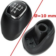 5G + R SCHWARZE HAUT SCHALTKNAUF Ø=10mm FÜR KIA RIO SPORTAGE VENGA
