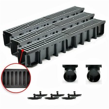 Entwässerungsrinne Tiefe