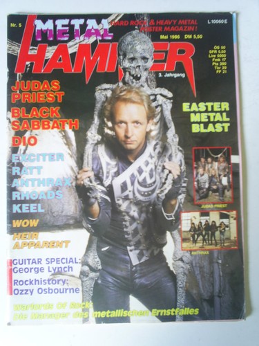 Metal hammer 1986 judas - hammer,