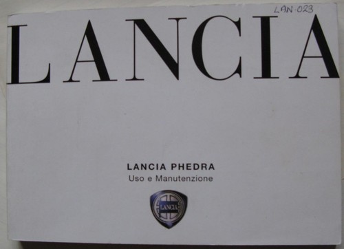 Lancia phedra car owners - lancia,