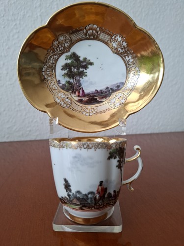 Meissen gesuchte goldfond - -gesuchte,