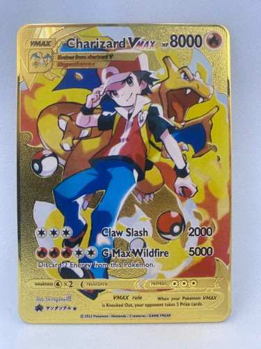 Pokemon metallkarte charizard - metallkarte,