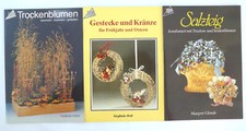 Trockenblumen / Salzteig kombiniert mit Trockenblumen/Gestecke und Kränze