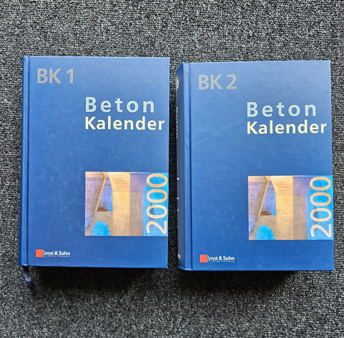 Beton kalender 2000 teil - beton-kalender, 1