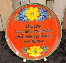 Sammelteller, Wandteller mit