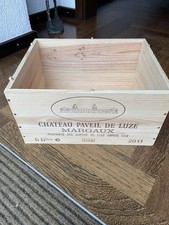 Paveil de Luze leere OHK Holz-Weinkiste aus Bordeaux – Ideal zur Dekoration!