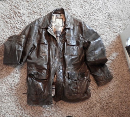 Lederjacke trapper gröse - lederjacke,