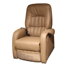 himolla Fernsehsessel Kassel Bezug Leder 71 Torro Vulkan Braun Füße 