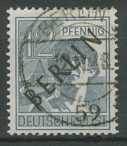 Berlin 1948 schwarzaufdruck - berlin,
