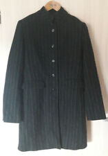 Hosenanzug Wolle Damen Gehrock Nadelstreifen Gr. 38 anthrazit ANN LLEWELLYN