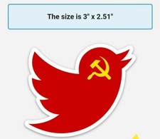 TWITTER  Sticker USSR CCCP