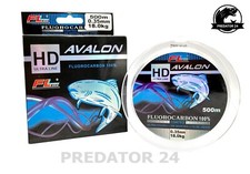 500M FLUOROCARBON  FL AVALON HD  MONOFILE ANGELSCHNUR VORFACHSCHNUR TRANSPARENT