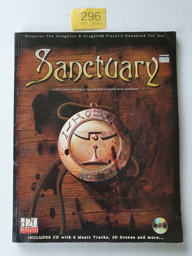 Sanctuary d20 rpg - rpg, modul