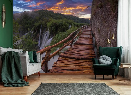 Wasserfall tapete - 3d,