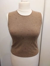 Stricktop glitzer braun - stricktop,