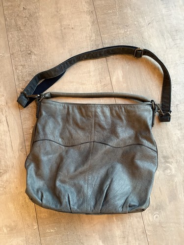 Fredsbruder leder handtasche - leder,