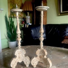 1 Paar  Antiker Altarleuchter