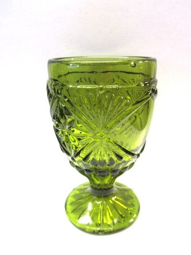 Jugendstil pressglas becher - jugendstil,