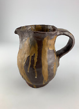 Alter schwerer Tonkrug braun