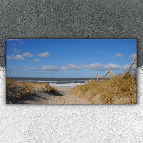 Strand ostsee 100x50 - 100x50, canvas