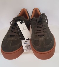Neu mit Etikett Zara Sneaker Schuhe Gr. 39 Veloursleder grün Creeper Plateau