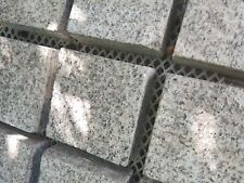 4 x Pflastersteine anthrazit Granitpflaster Auf Netz 40 X 40 X 3, insges. 64 st.