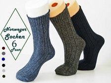 6 Paar Norweger Socken warme