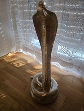 Deko Schlange Kobra 80cm Figur Statue Skulptur