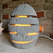 Lampe Lavastein Fluss Stein