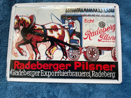 Reklame werbung blechschild - reklame,