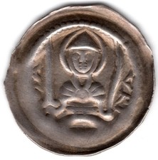 Erzbistum Magdeburg: Brakteat, Mehl 572, Wilbrand Graf von Käfernburg  1232-1235