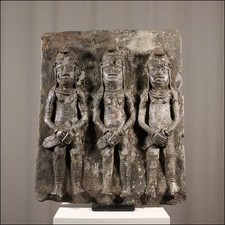 89740) Bronzeplatte Nigeria