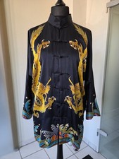 100% Seide Tang Jacke Dragon