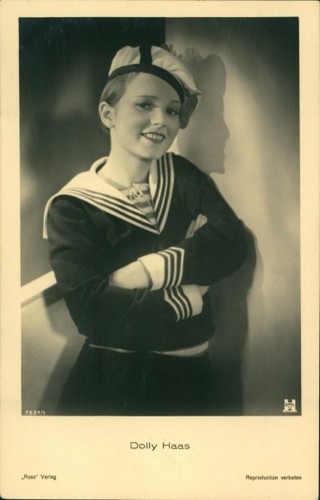 Schauspielerin dolly haas - ak,